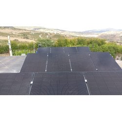 8 Paneles Instalación Fotovoltaica Conexión Red  Paneles 440wp N-TYPE Bifacial - Inversor