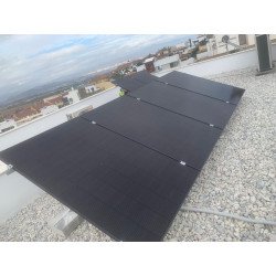 10 Paneles Instalación Fotovoltaica Conexión Red  Paneles 440wp N-TYPE Bifacial - Inversor